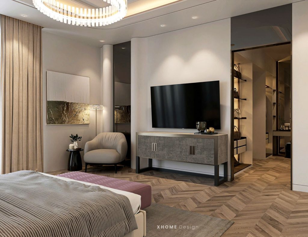 Noi that biet thu hien dai 3 tang tai Binh Chanh 40 of 55
