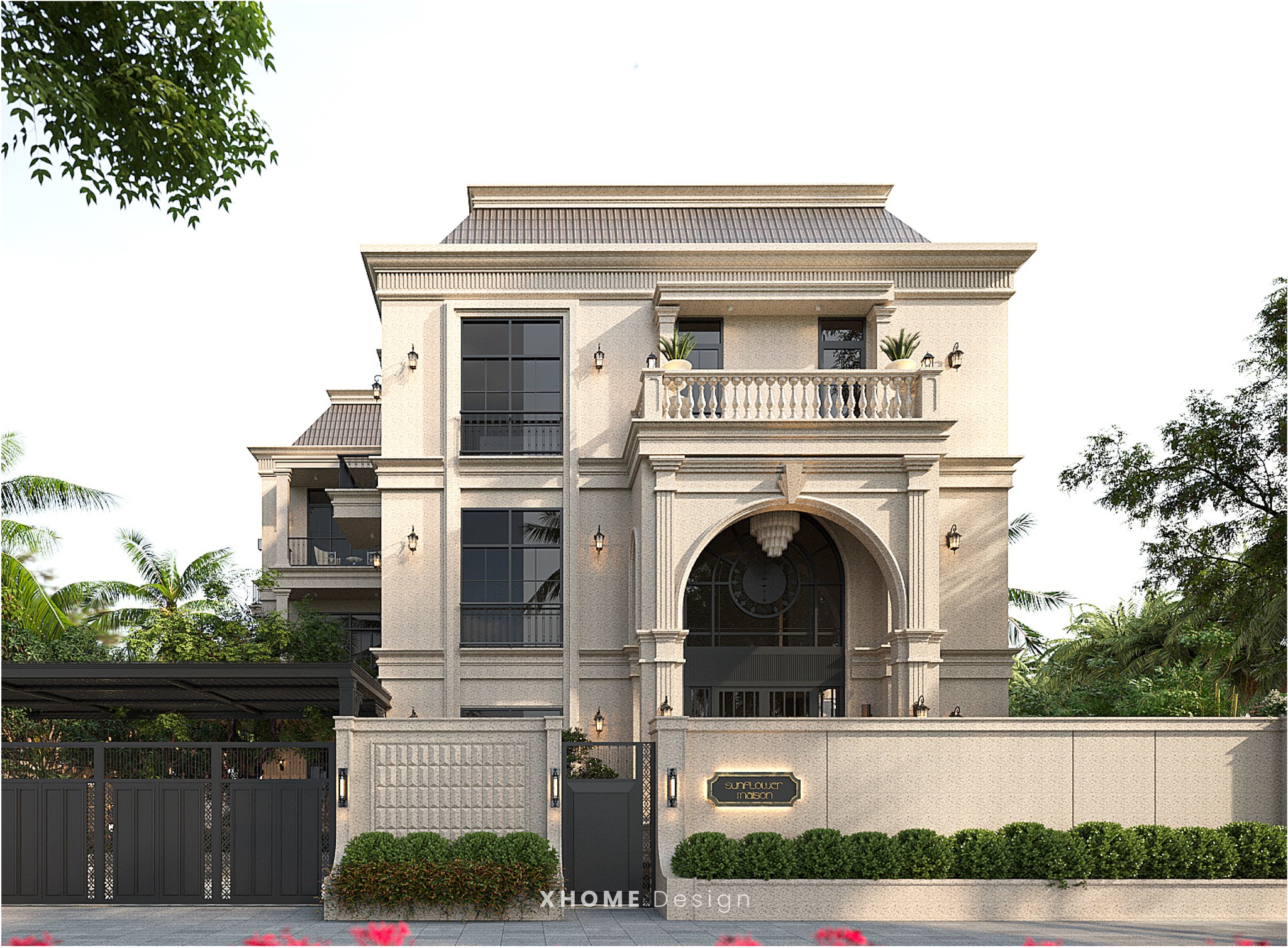 Biệt thự Bình Dương 3 tầng – Dự án Sunflower Maison 1 Biệt thự Bình Dương