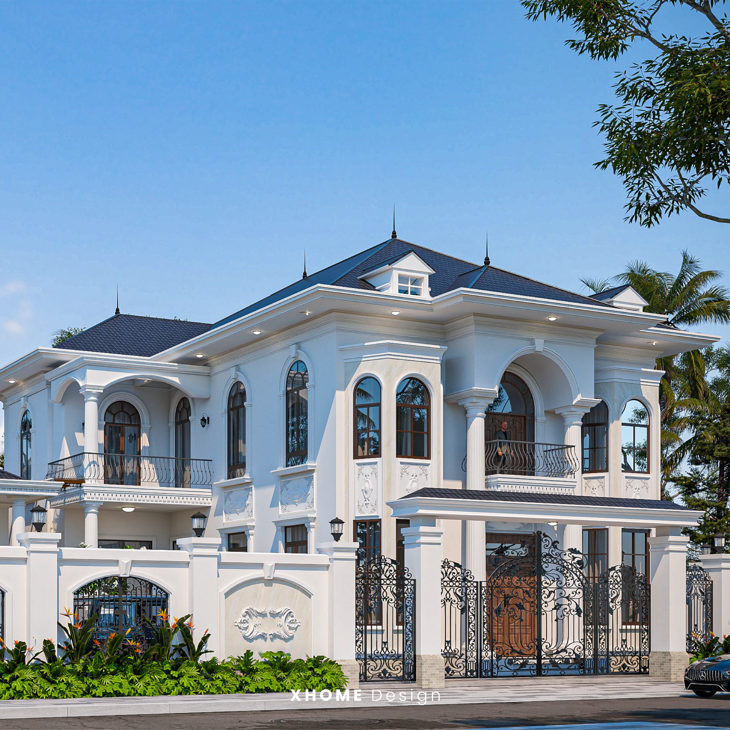 Mẫu biệt thự tân cổ điển T Villa tại Cần Thơ