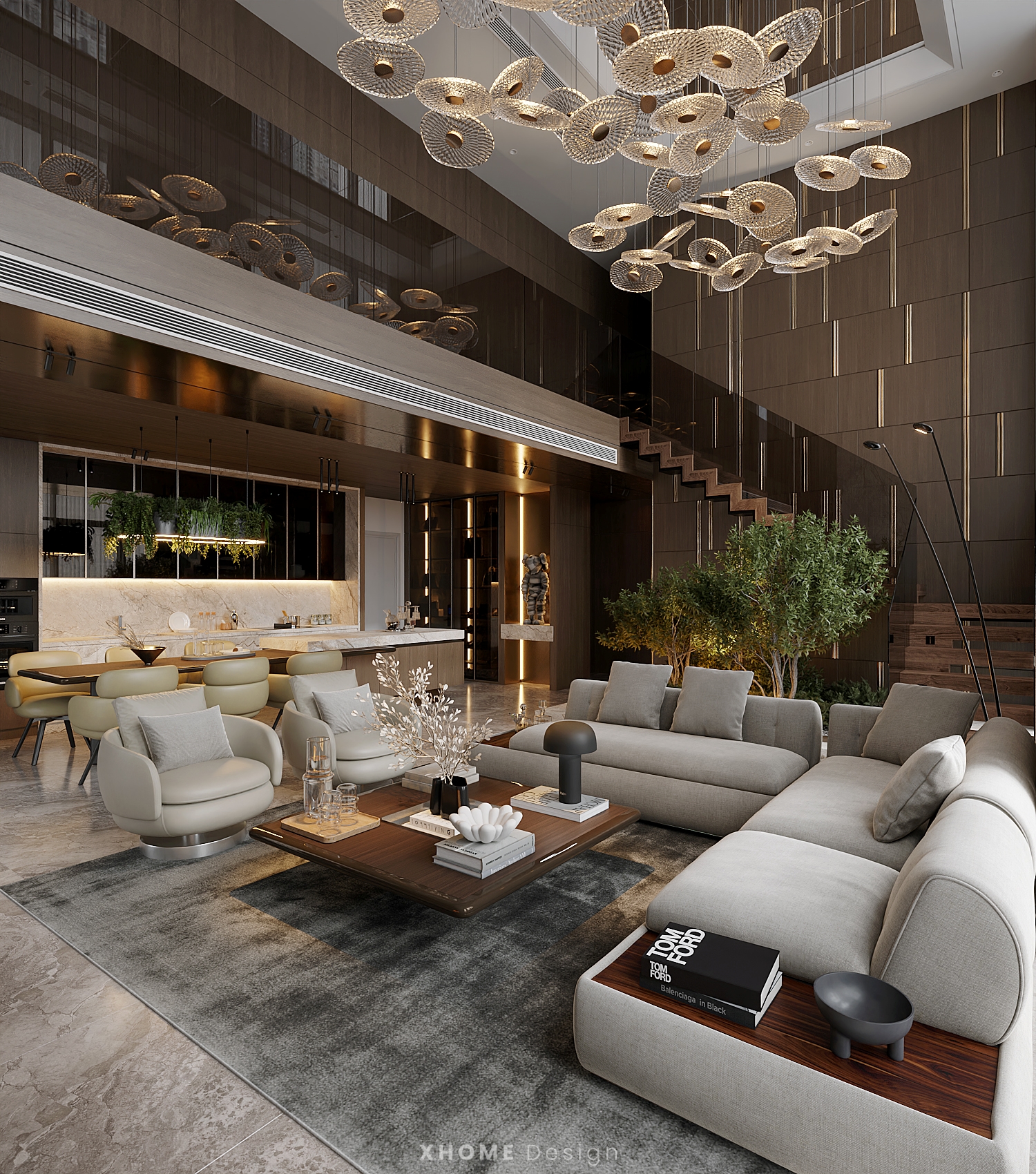 3 Nội thất biệt thự cao cấp hiện đại do XHOME thực hiện