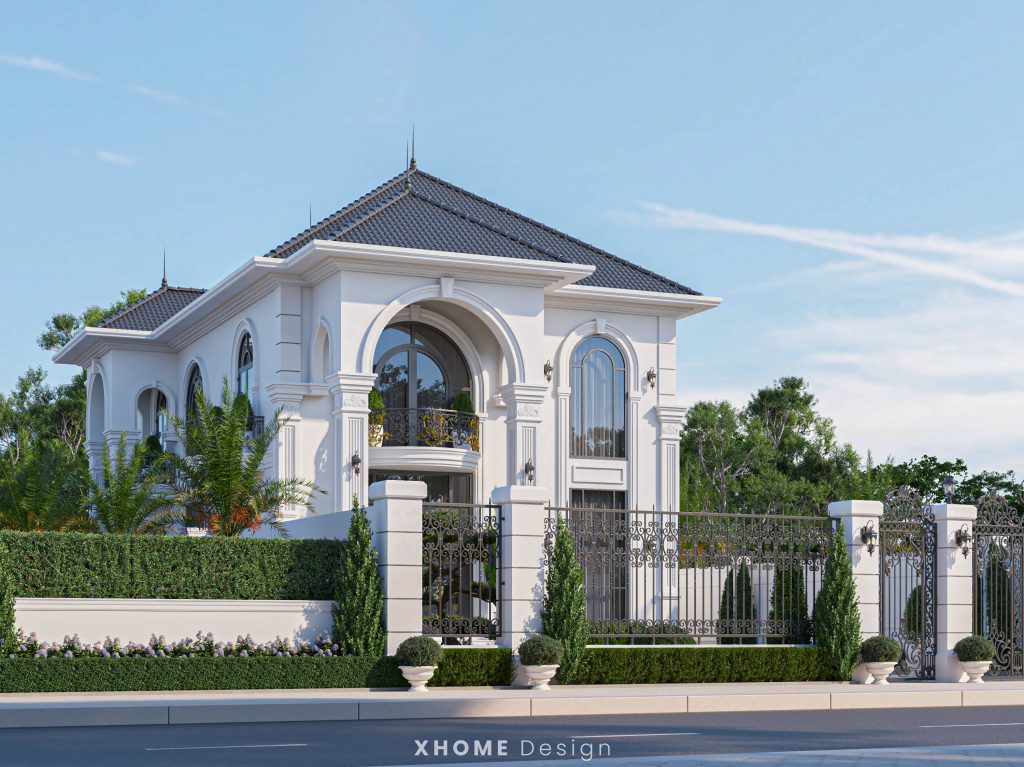 Công trình Phúc Villa 2 - kiến trúc cận góc xéo
